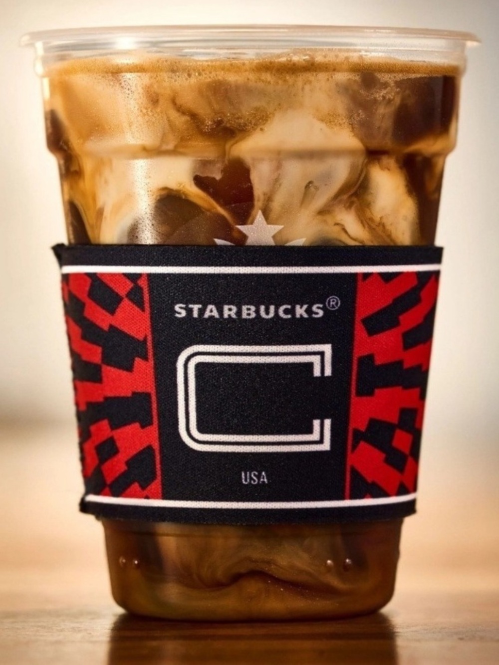 Starbucks 2026 FIFA World Cup Soccer Captain Drink Sleeve USA Futbol Neoprene